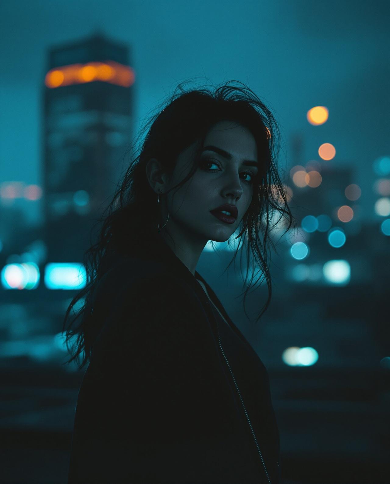 暮光之城 · 氛围感夜景人像 暮光之城 · 氛围感夜景人像 - 写真套图唯美写真作品,摄影师张星河